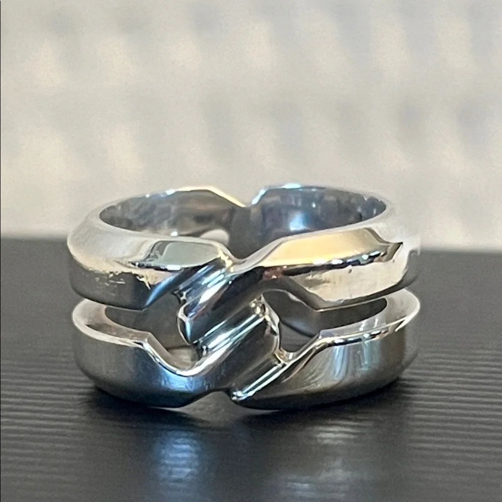 Gucci Infinity Knot Ring Size 6US